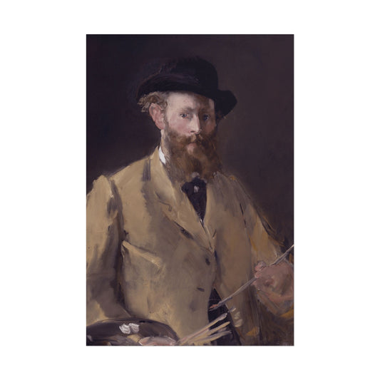 Self-Portrait with Palette Reproduction