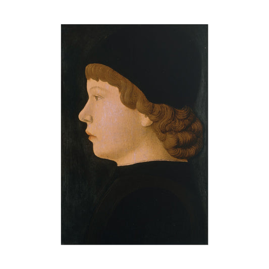 Profile Portrait of a Boy Reproduction