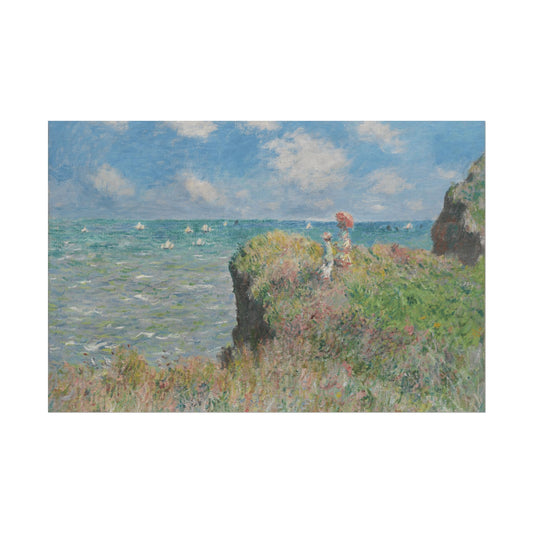 Cliff Walk at Pourville Reproduction