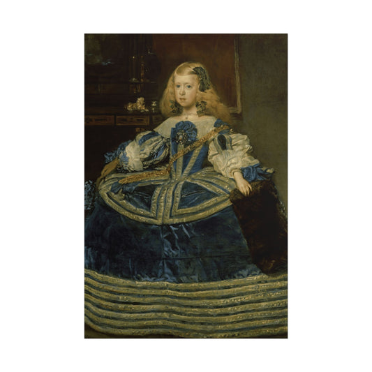Infanta Margarita Teresa in a Blue Dress Reproduction