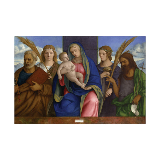 Madonna and Child with Saints Reproduction