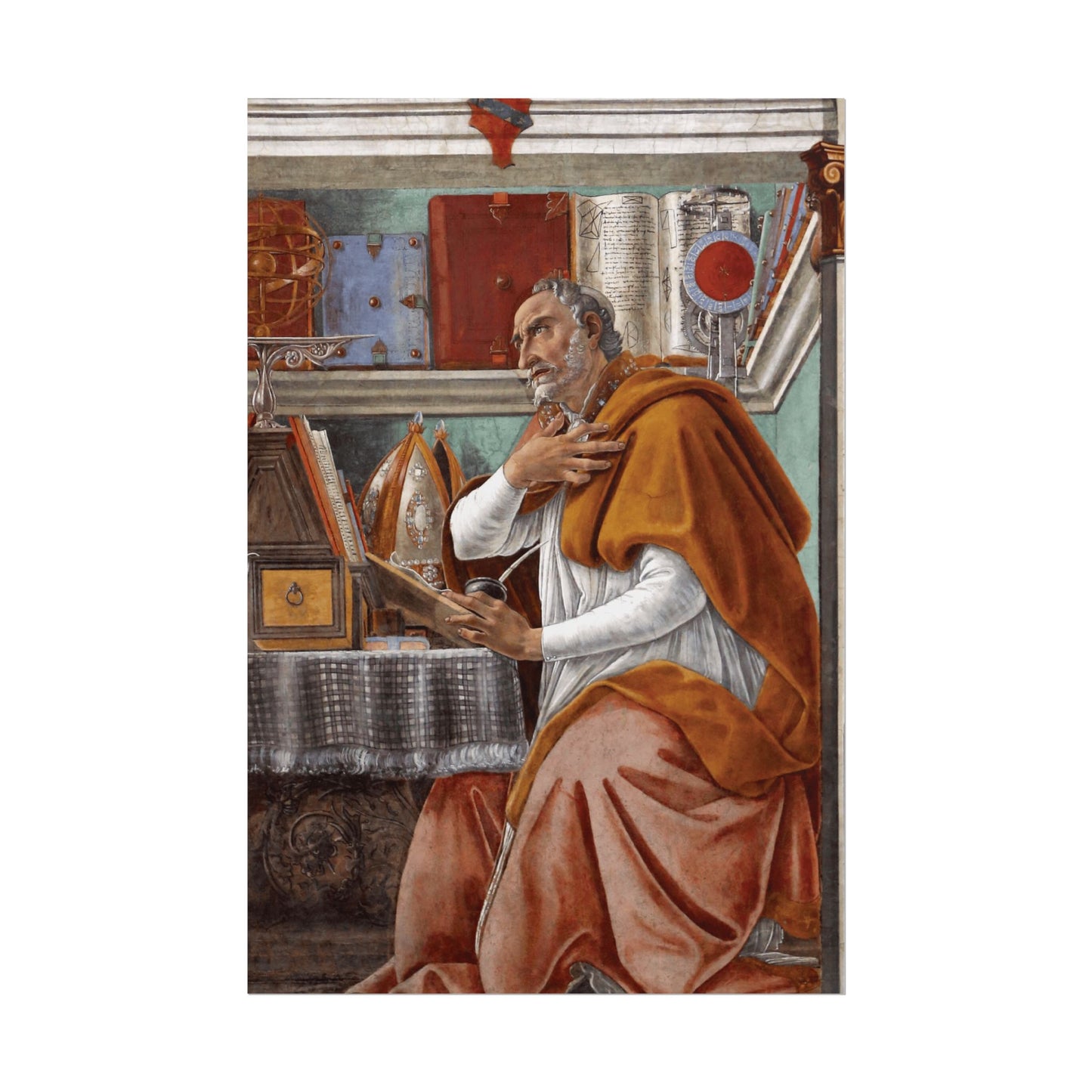 Saint Augustine in His Study Reproduction