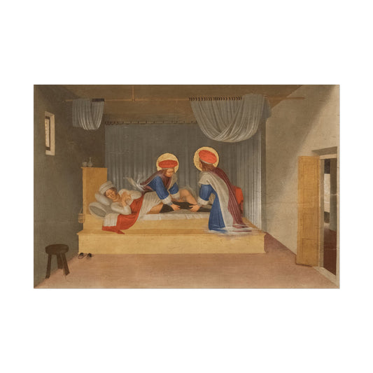 The Healing of Deacon Justinian by Saints Cosmas and Damian Reproduction