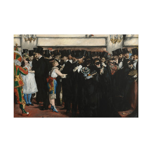 Masked Ball at the Opera Reproduction
