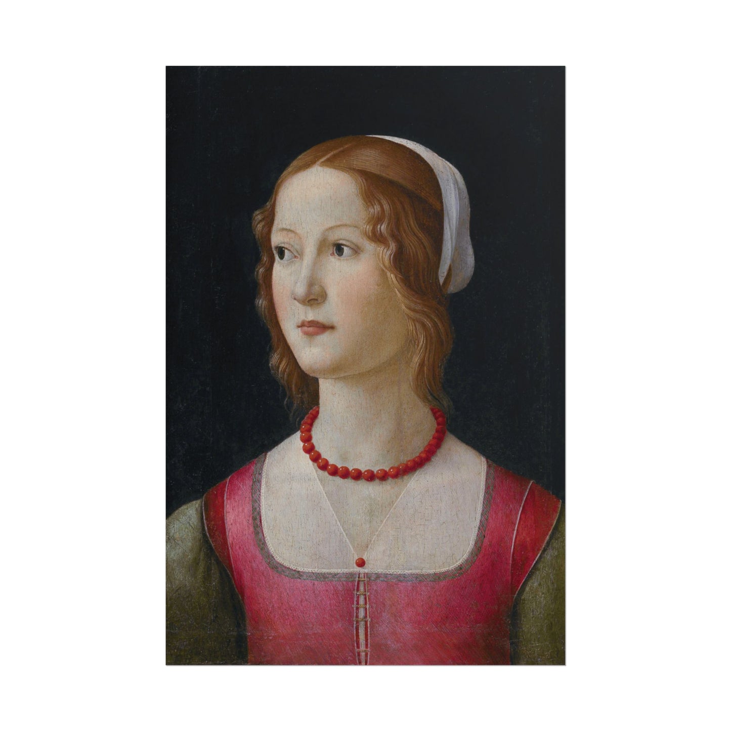 Portrait of a Young Woman Reproduction