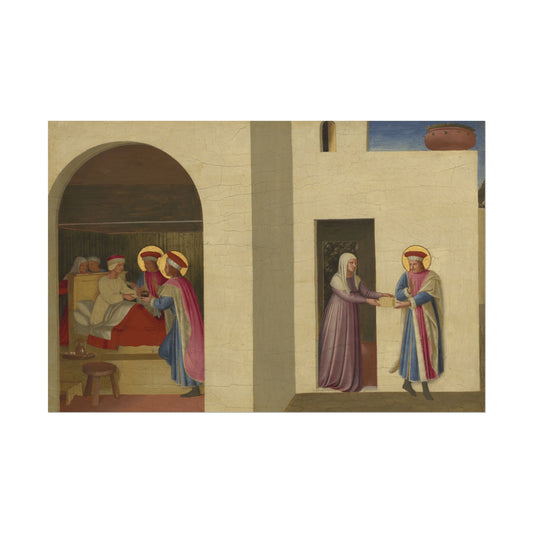 The Healing of Palladia by Saint Cosmas and Saint Damian Reproduction
