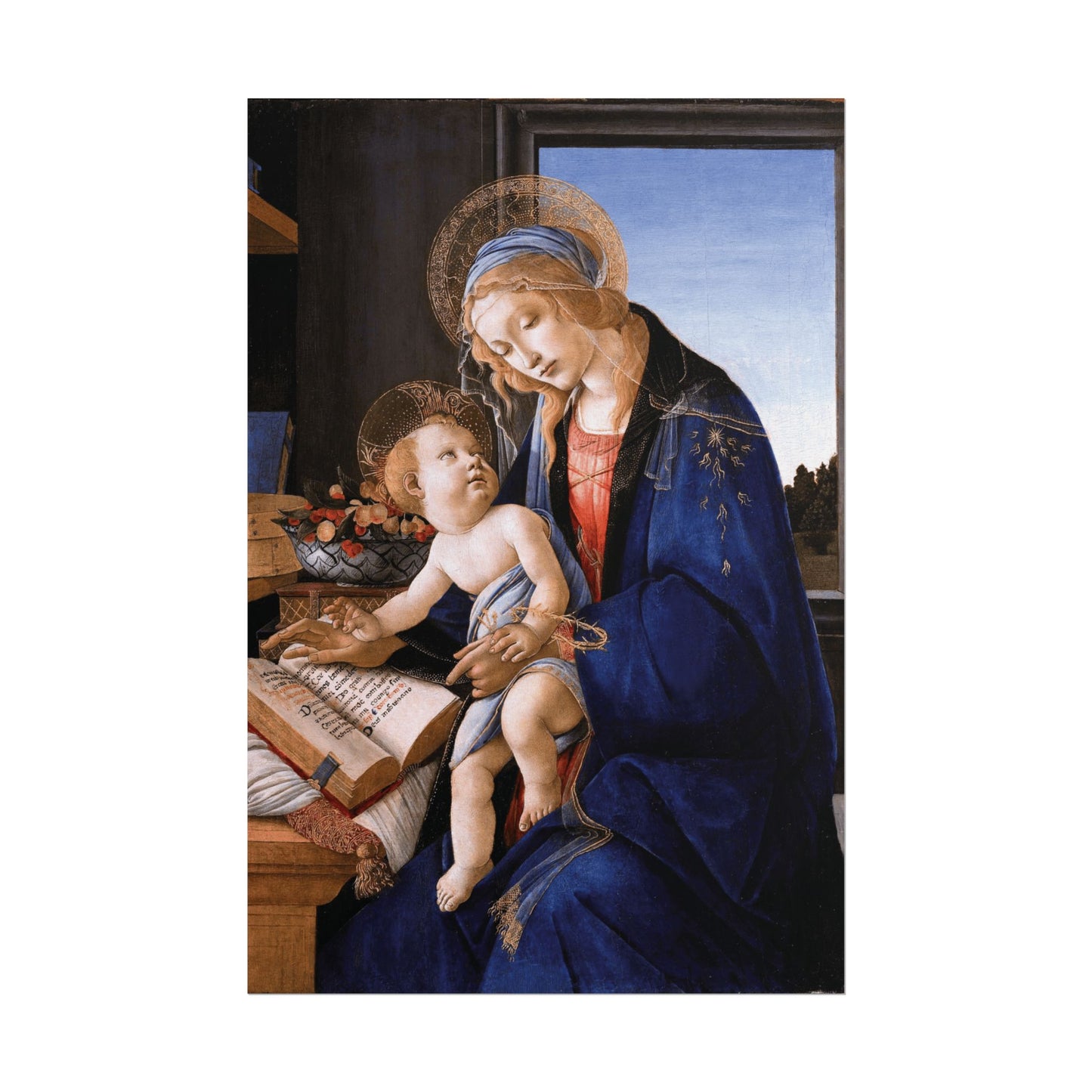 Madonna of the Book Reproduction