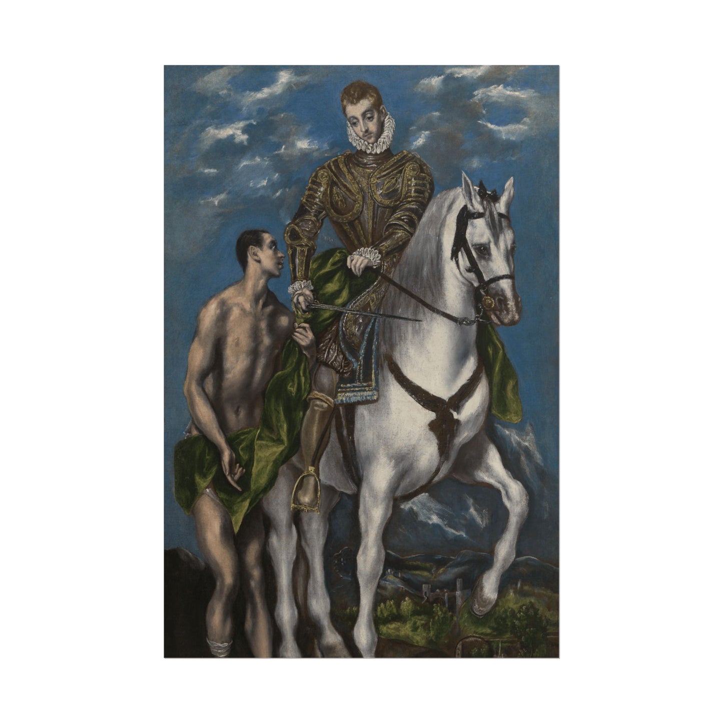 Saint Martin and the Beggar Reproduction