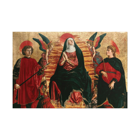 Assumption of Mary with Sts Minias and Julian Reproduction