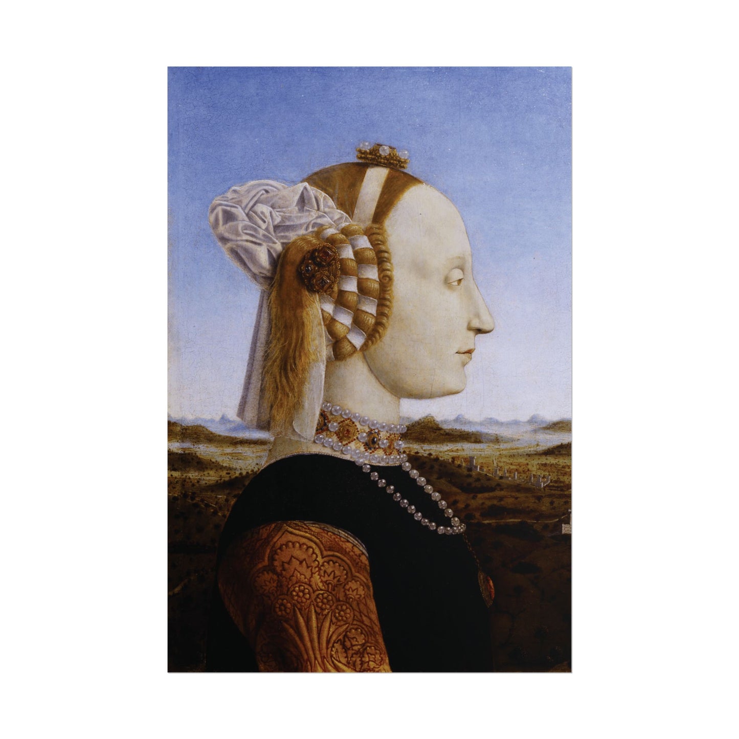 Portrait of Battista Sforza Reproduction
