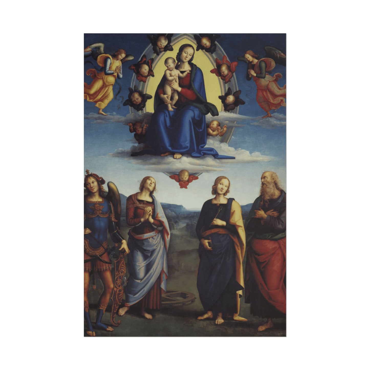 Madonna in Glory with Saints Reproduction