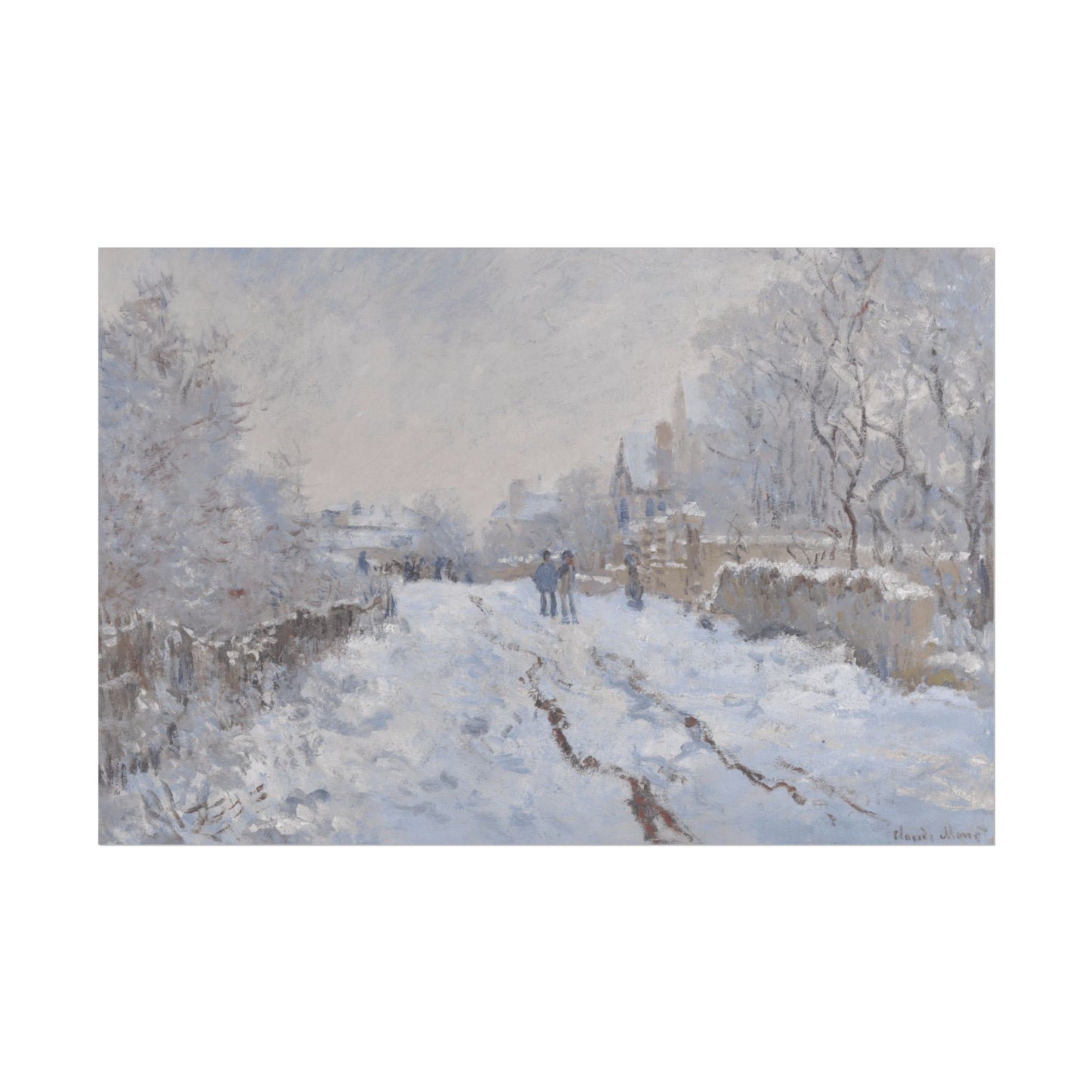 Snow at Argenteuil Reproduction