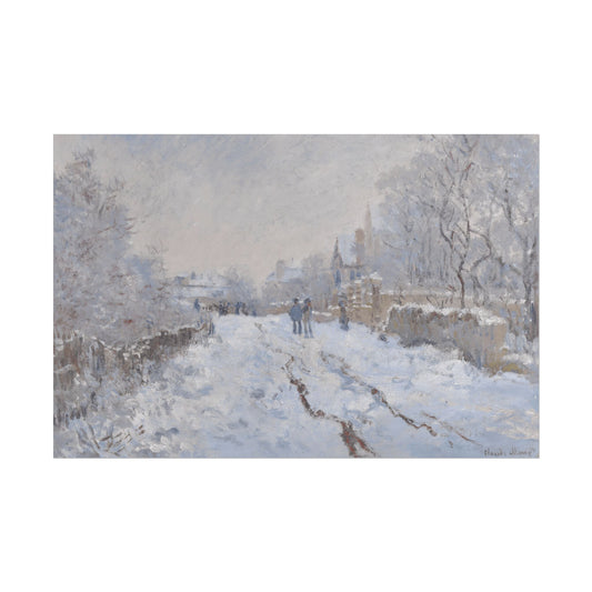 Snow at Argenteuil Reproduction