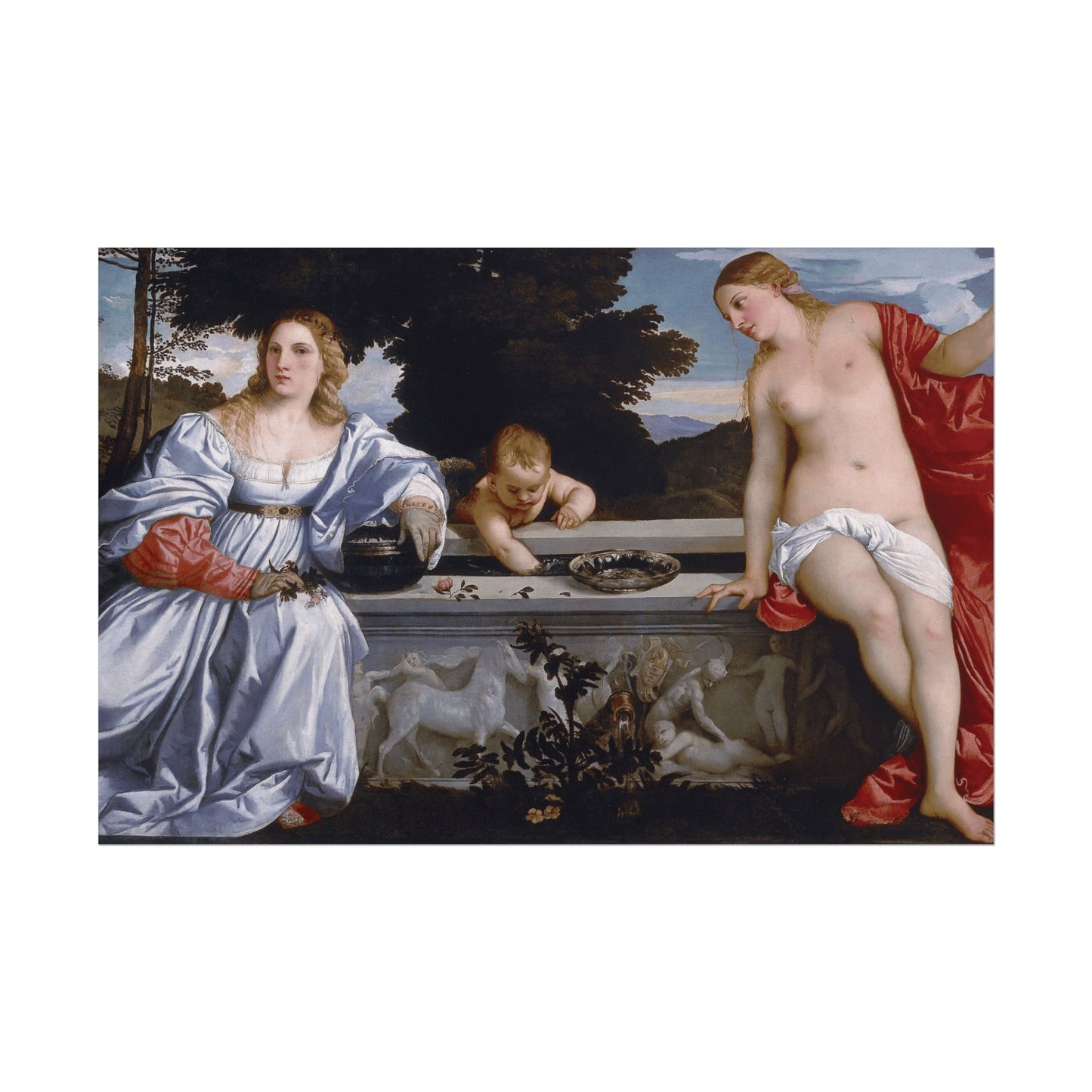 Sacred and Profane Love Reproduction