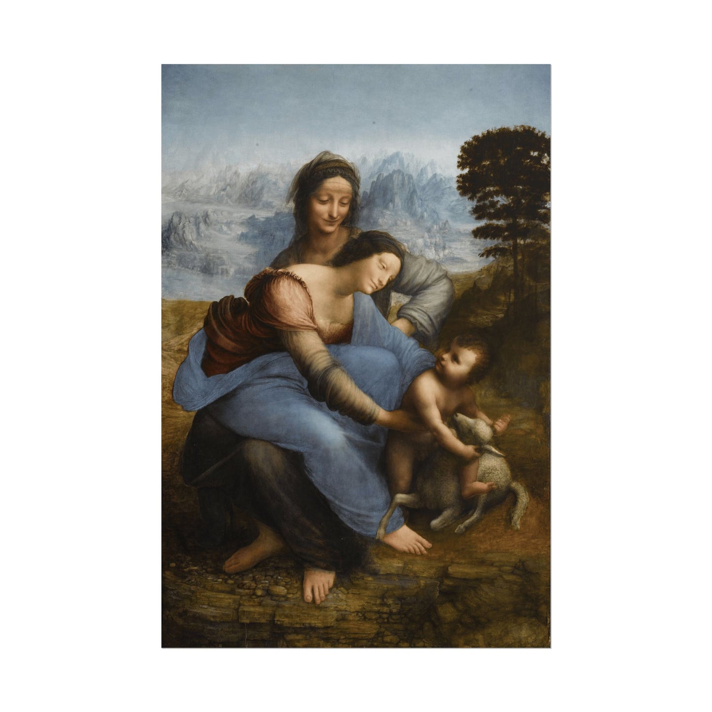 The Virgin and Child with Saint Anne Reproduction