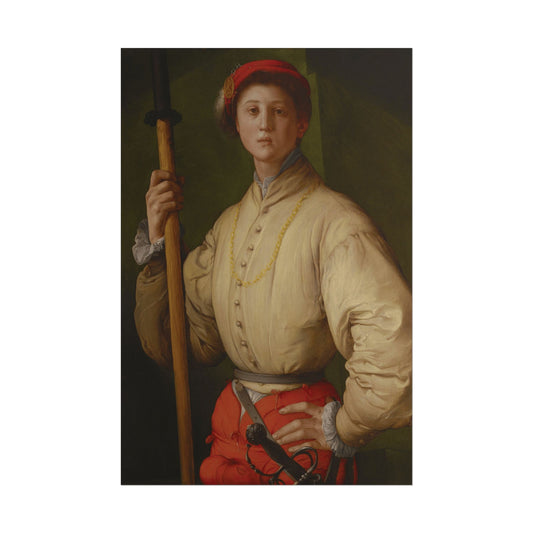 Portrait of a Halberdier Reproduction
