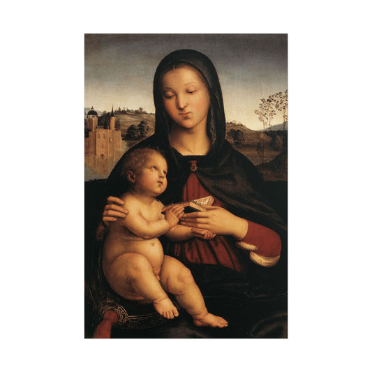 Madonna and Child with the Book Reproduction