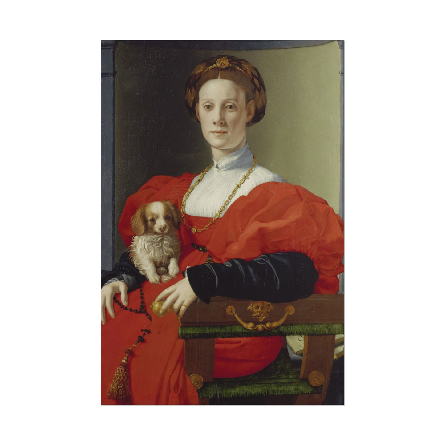 Portrait of a Lady in Red Reproduction