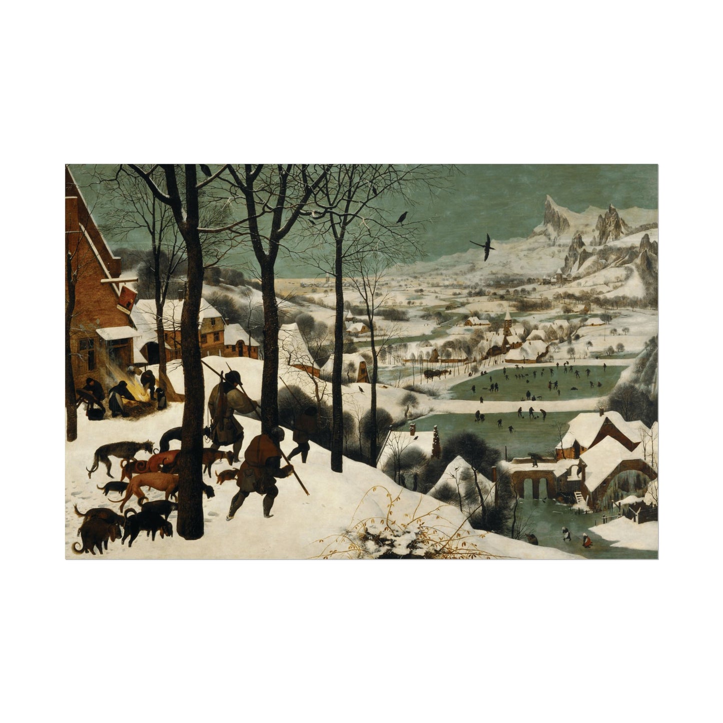 The Hunters in the Snow Reproduction