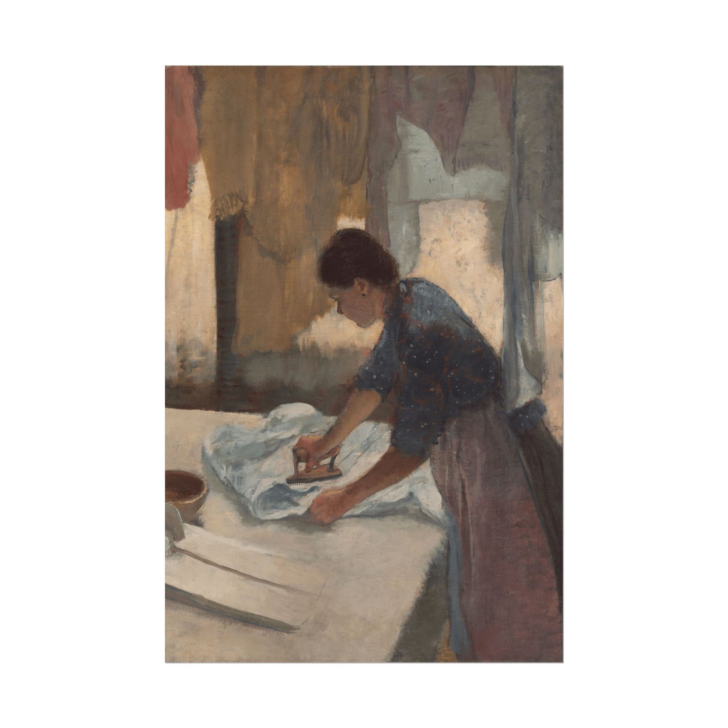 Woman Ironing Reproduction