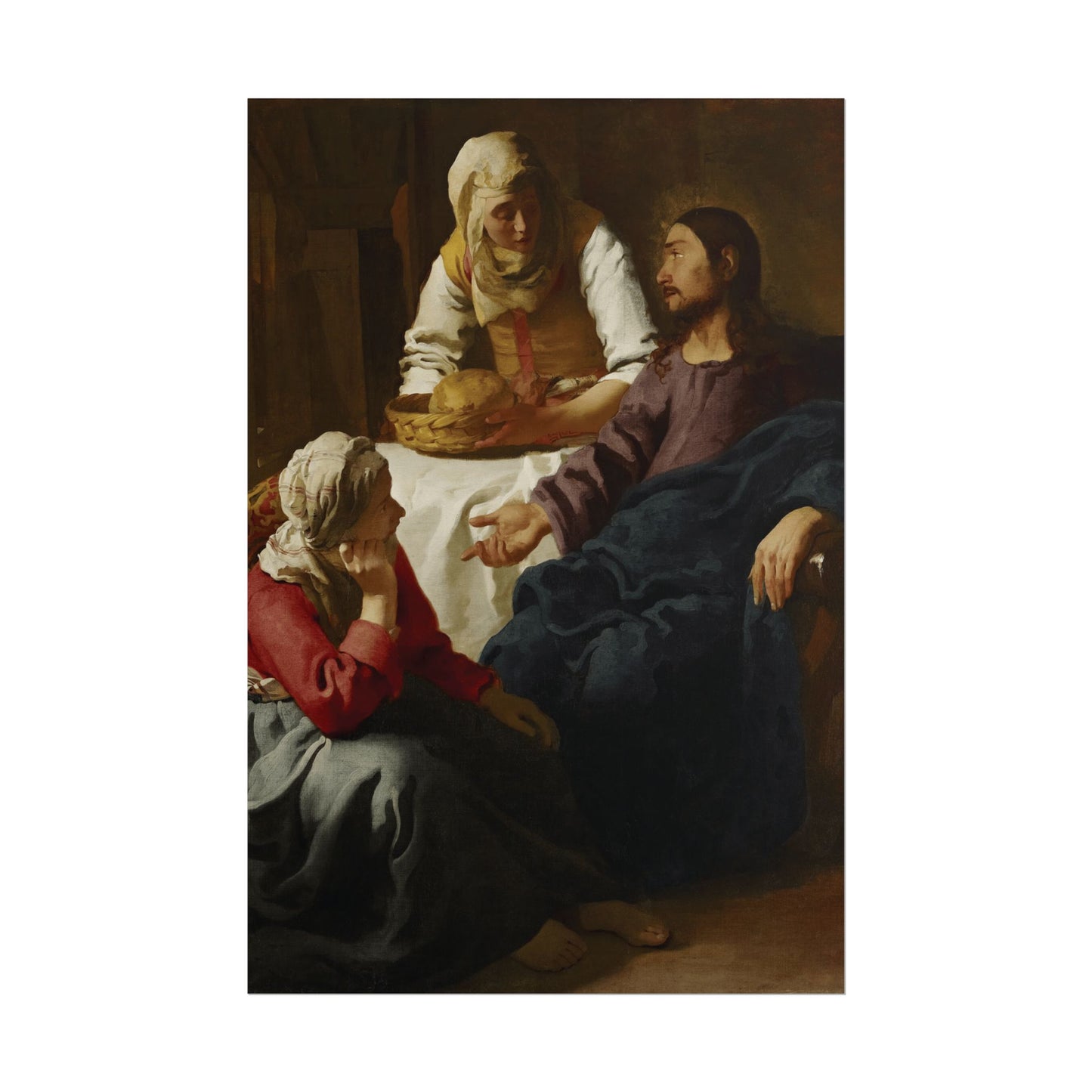 Christ in the House of Martha and Mary Reproduction