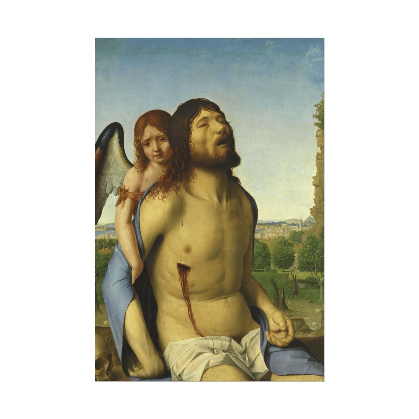 The Dead Christ Supported by an Angel Reproduction