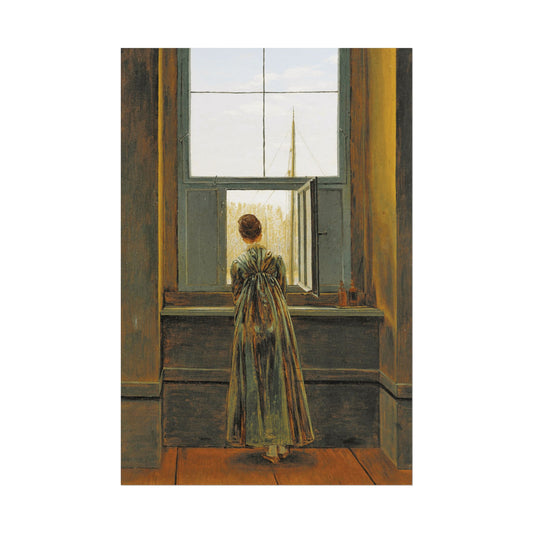 Woman at a Window Reproduction