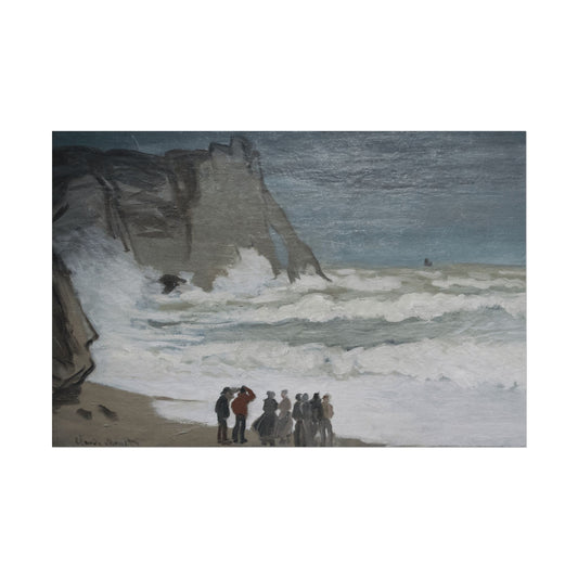 Grosse mer à Étretat Reproduction